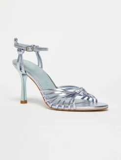 Detachable-strap laminated sandals