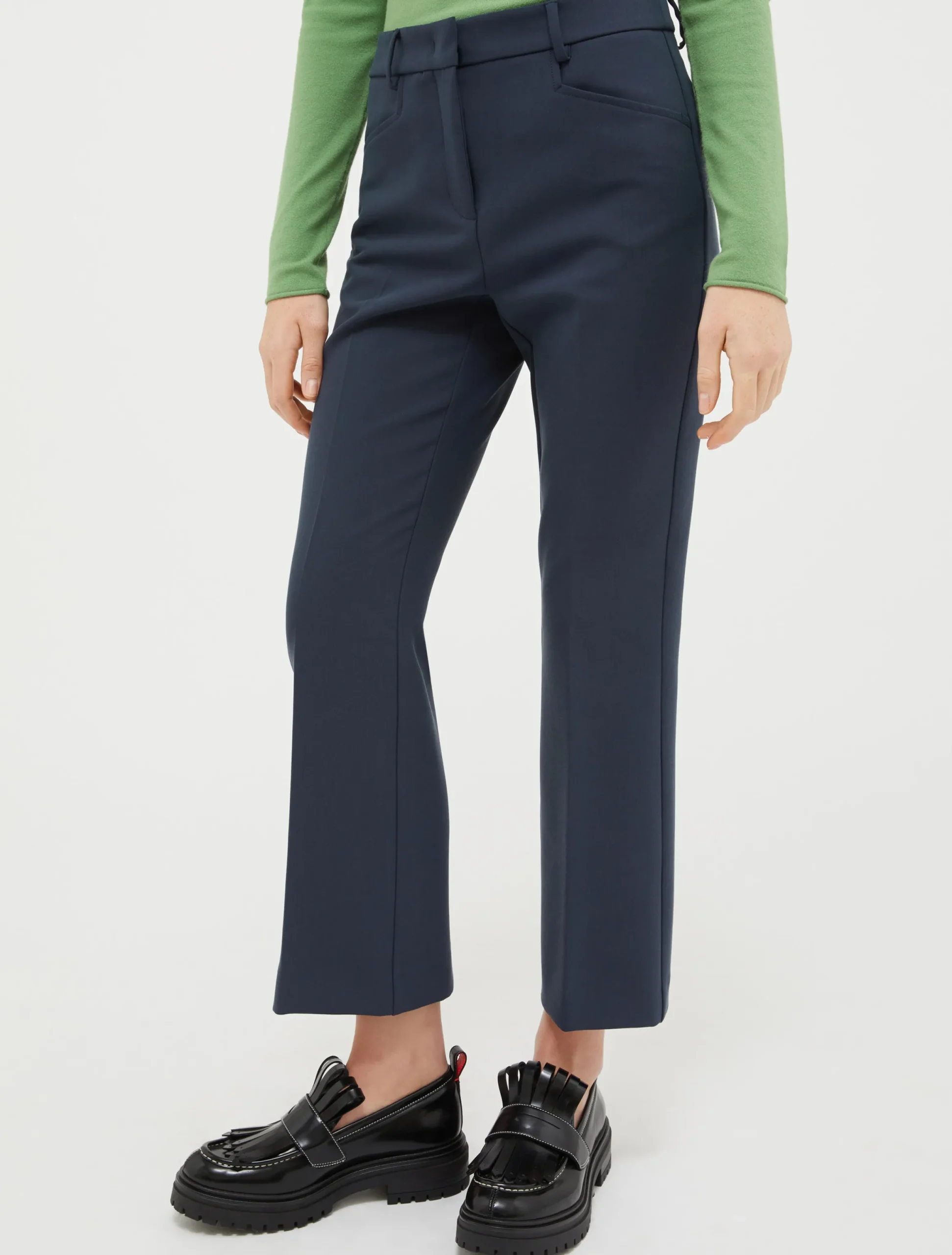 Double cloth trousers