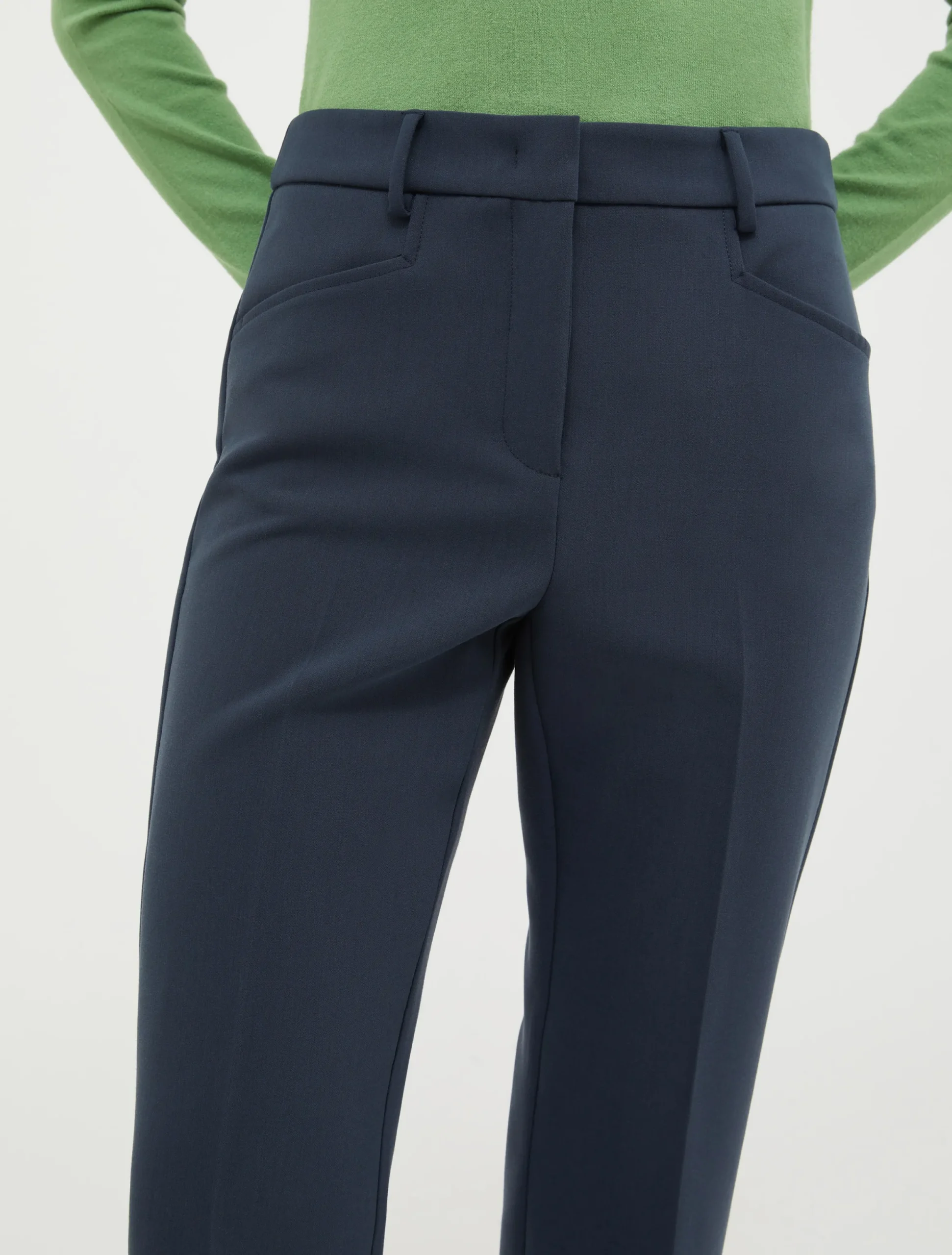 Double cloth trousers