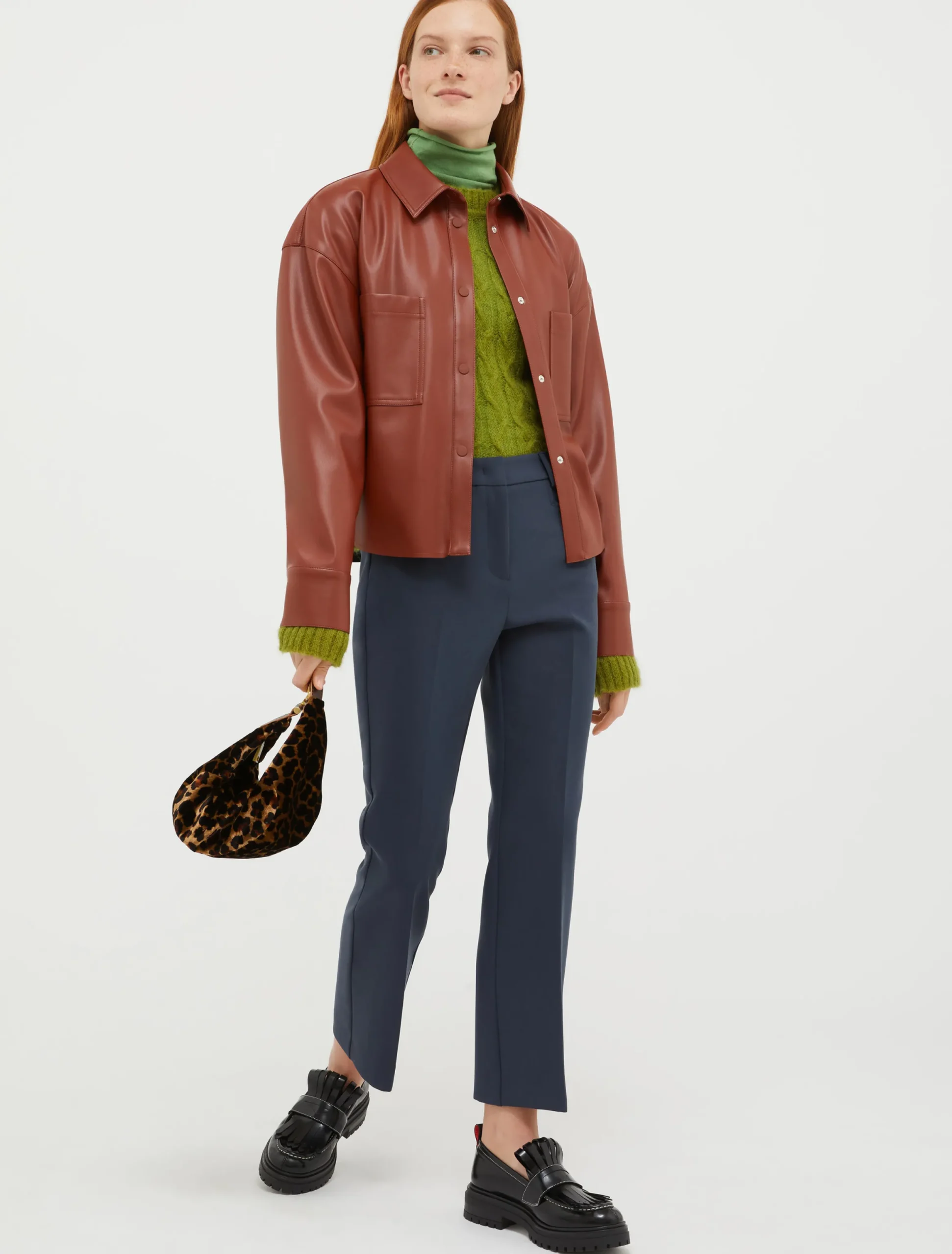 Double cloth trousers