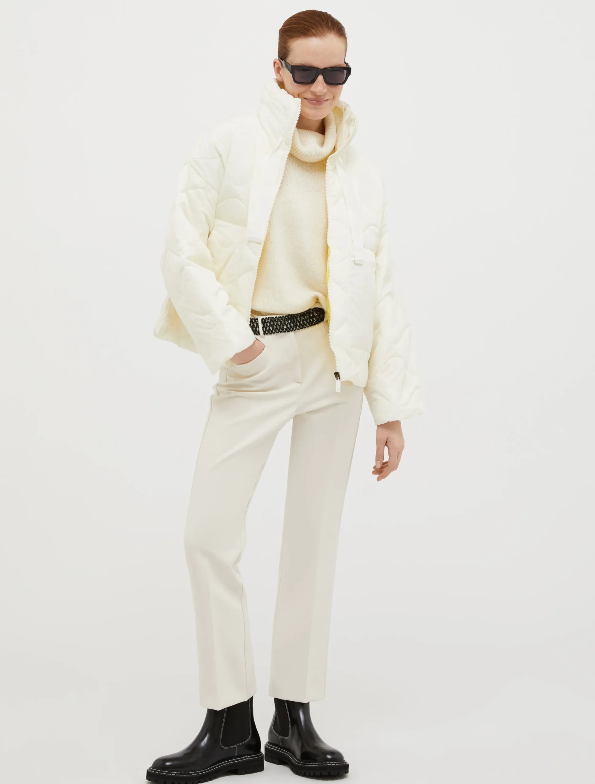 Double cloth trousers