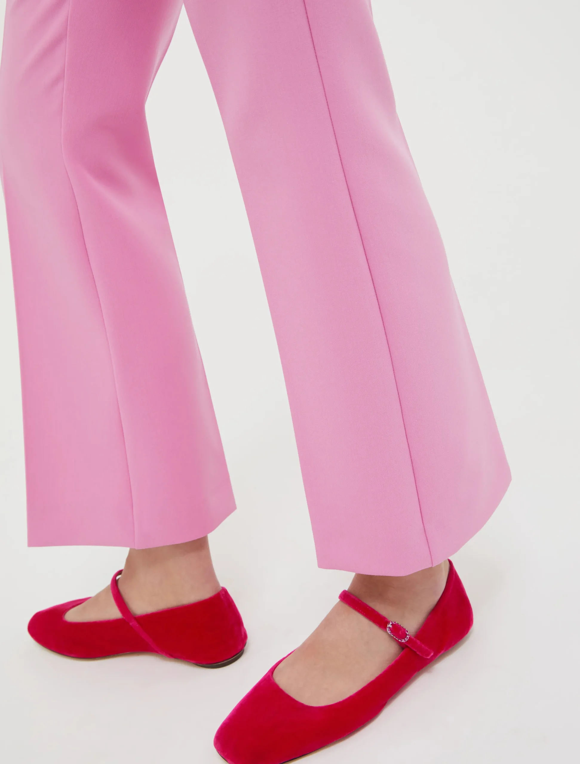 Double cloth trousers