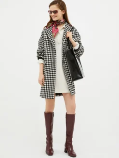 Double-cloth mini dress