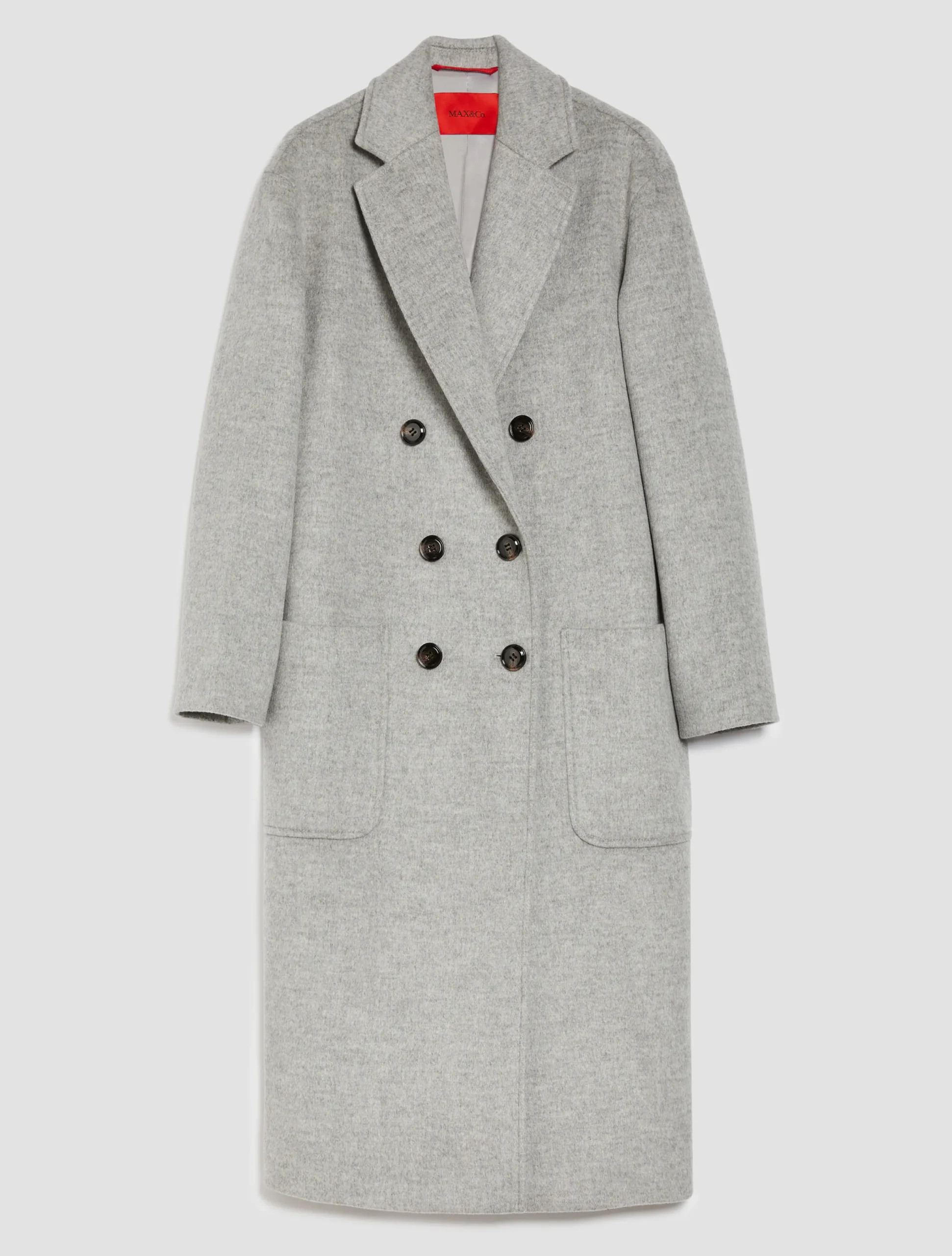 Double-faced broadcloth coat