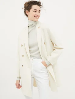 Double-sided wool coat