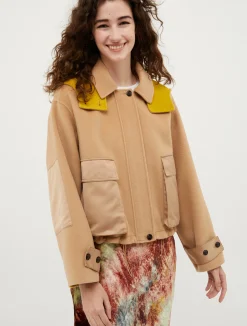Double-sided wool jacket