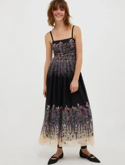 Draped jersey dress