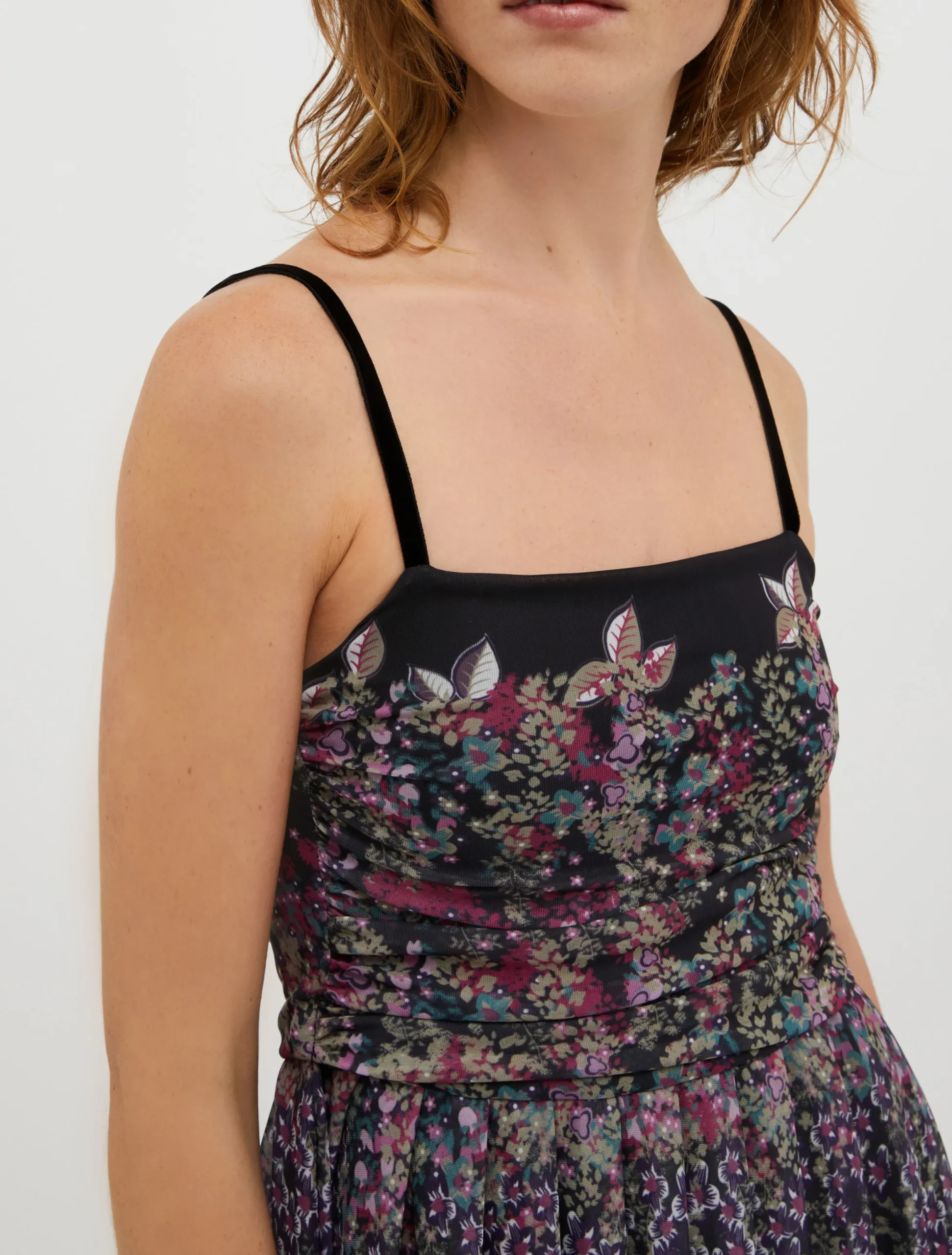 Draped jersey dress