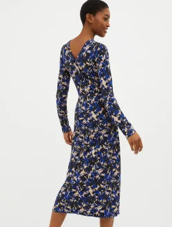 Draped jersey dress