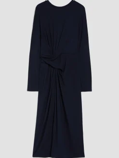 Draped jersey dress