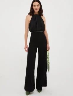 Envers satin crêpe jumpsuit