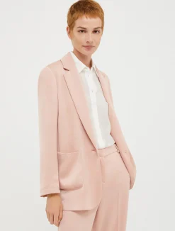 Envers-satin blazer