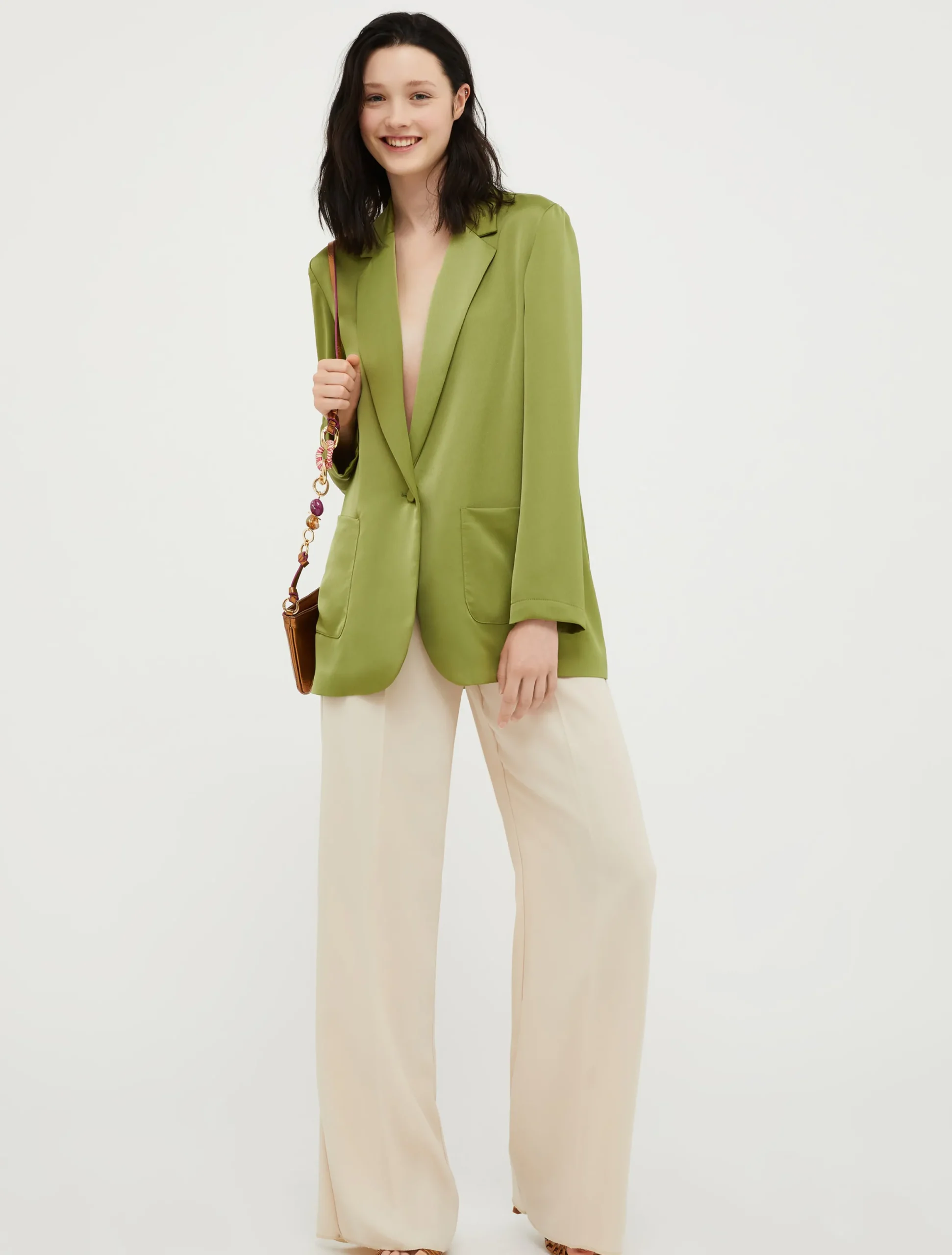 Envers-satin blazer