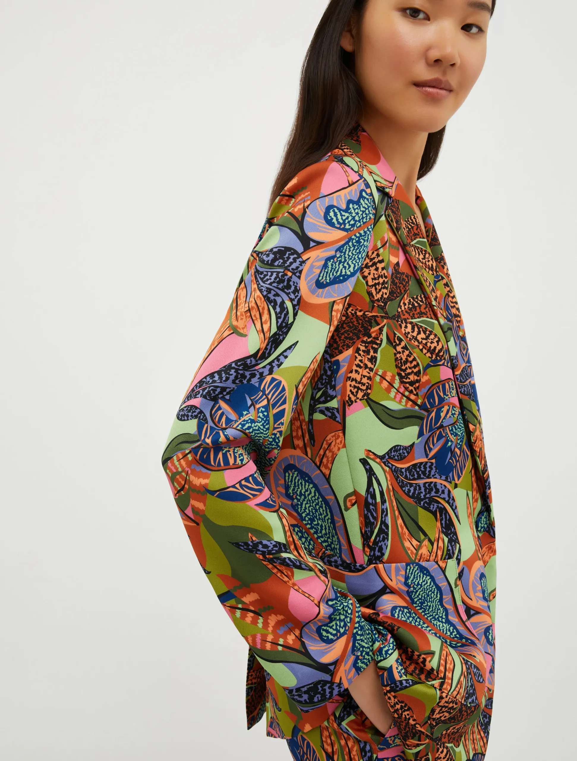 Envers-satin blazer
