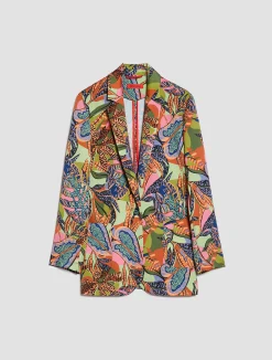 Envers-satin blazer