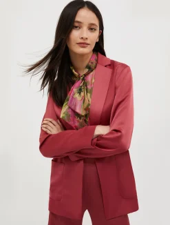 Envers-satin blazer