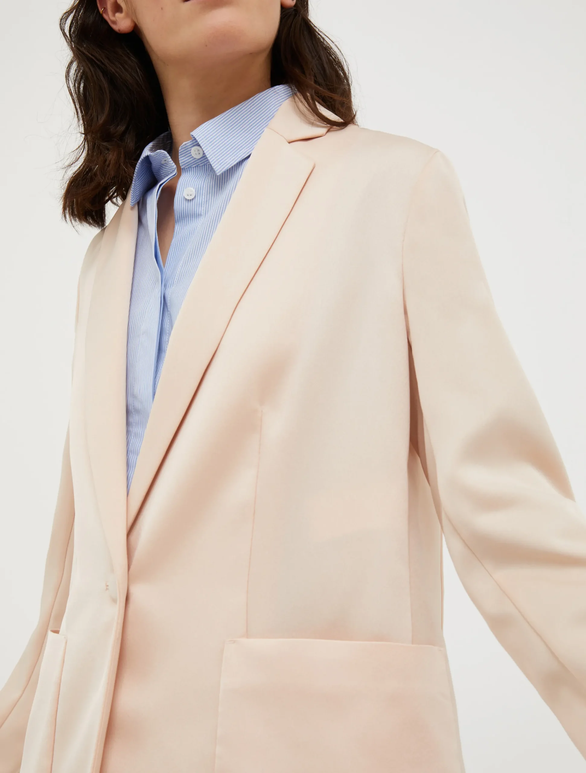 Envers-satin blazer