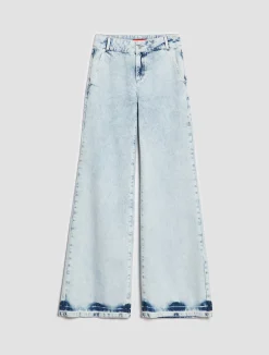Faded palazzo jeans