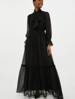 Fil-coupé maxi dress