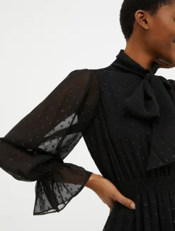 Fil-coupé maxi dress