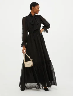 Fil-coupé maxi dress