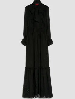 Fil-coupé maxi dress