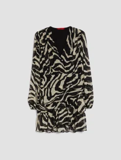 Fil-coupé mini dress