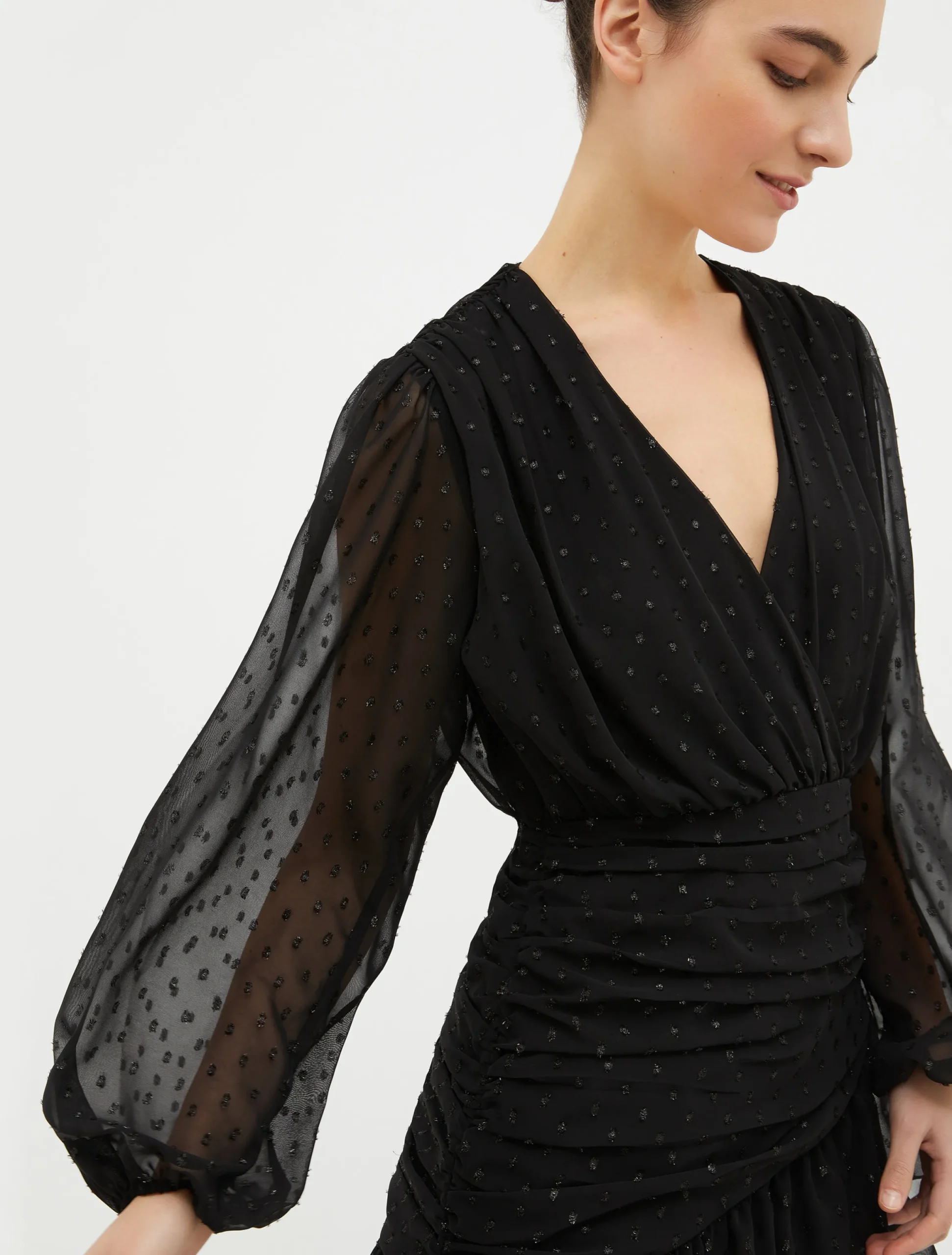 Fil-coupé mini dress