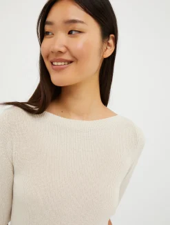 Fisherman’s rib knitted jumper