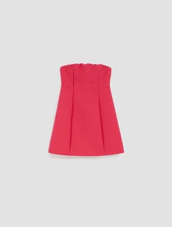 Flared bustier mini dress
