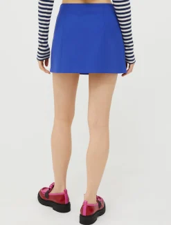 Flared mini skirt