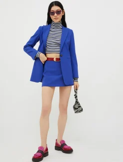 Flared mini skirt
