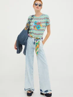 Floral-print silk-twill scarf