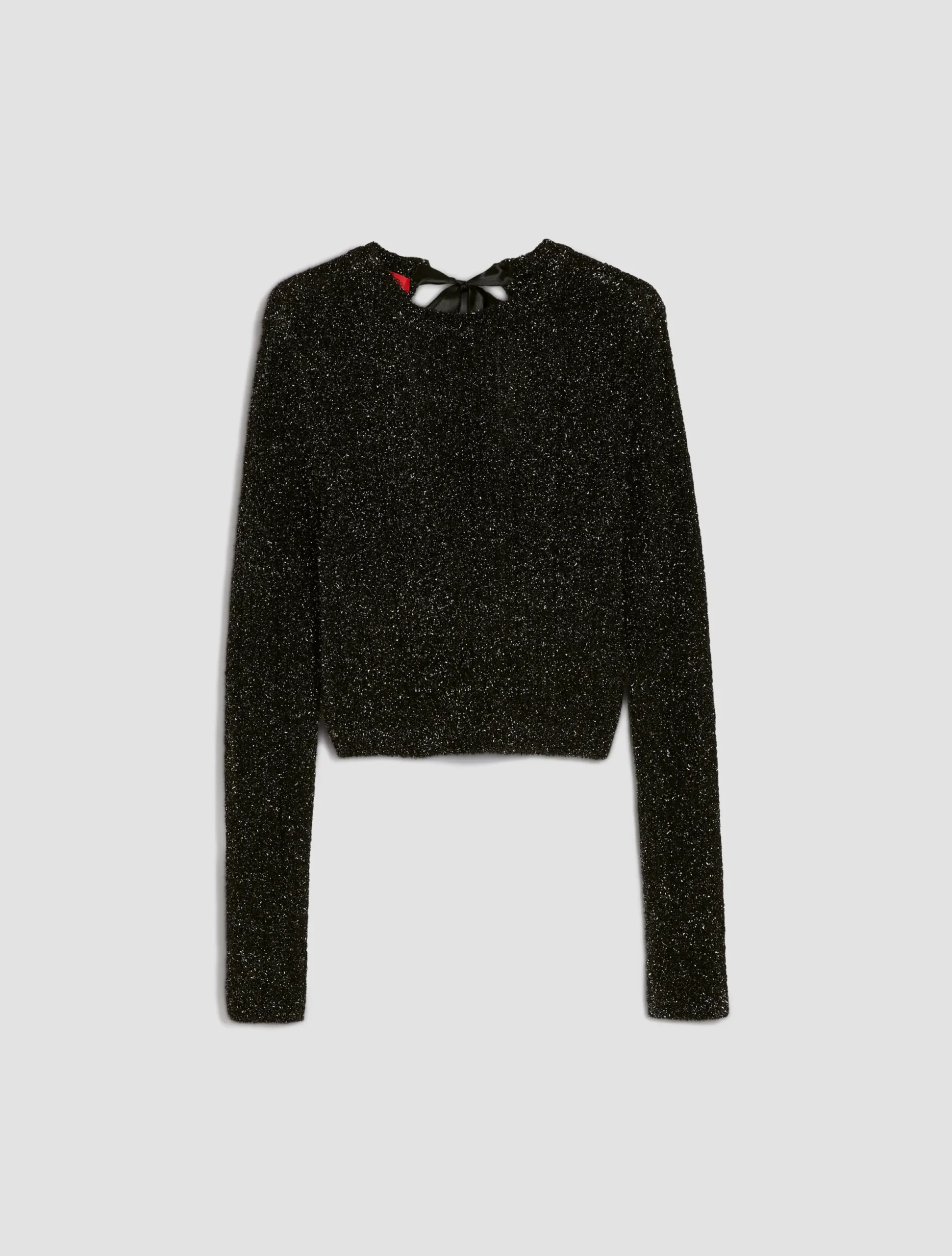 Fluffy lurex jumper