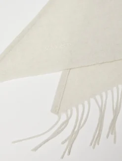 Fringed wool foulard