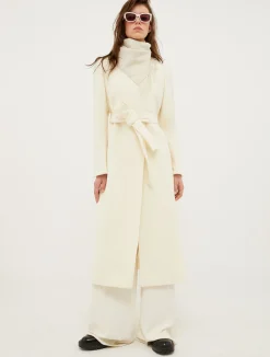Fringed wool foulard