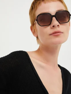 Geometric square sunglasses