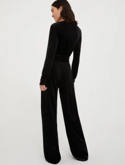 Glitter velvet jumpsuit
