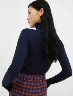 High-neck jumper