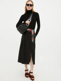 High-neck jumper
