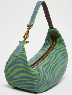 Hug animal-print hobo bag