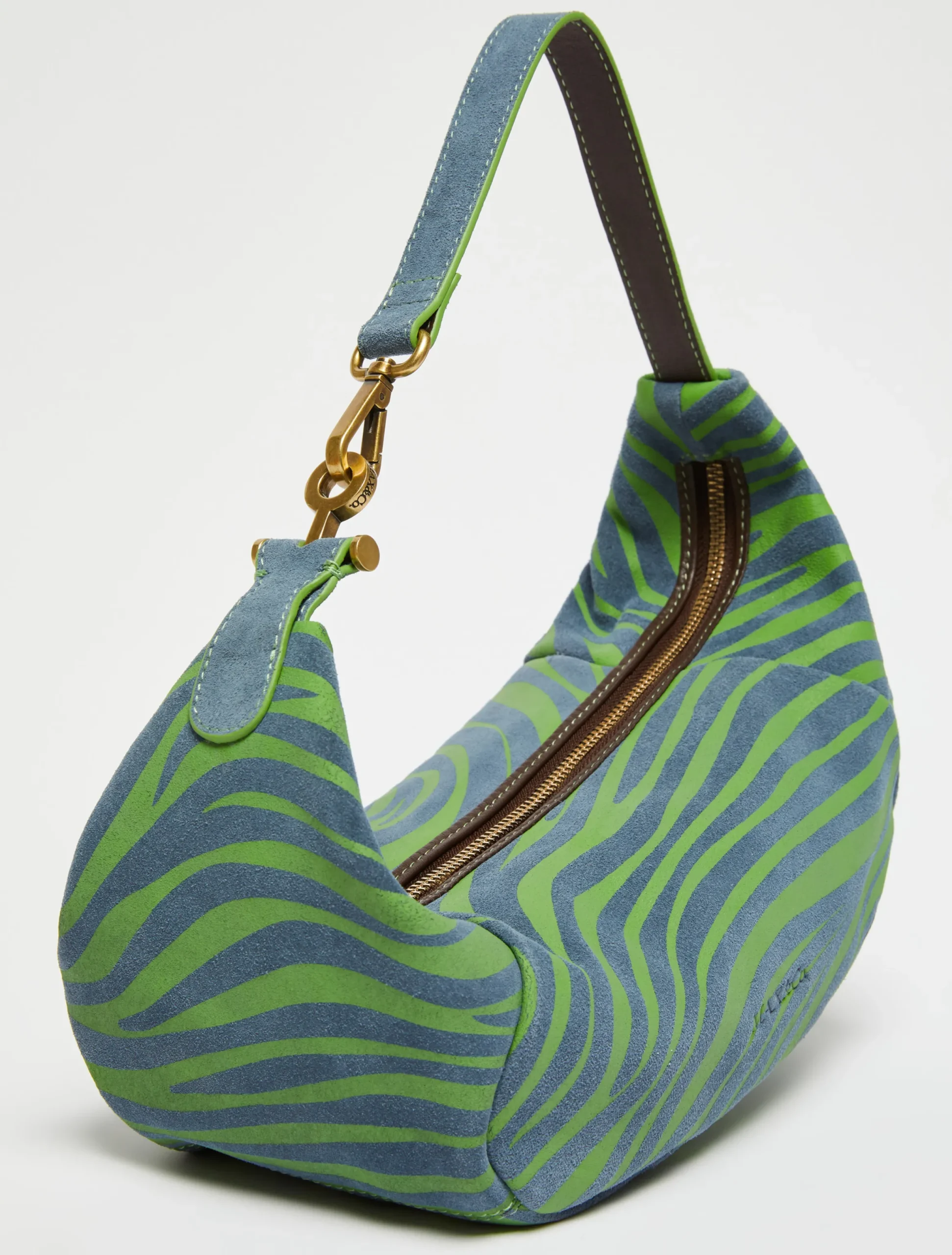 Hug animal-print hobo bag