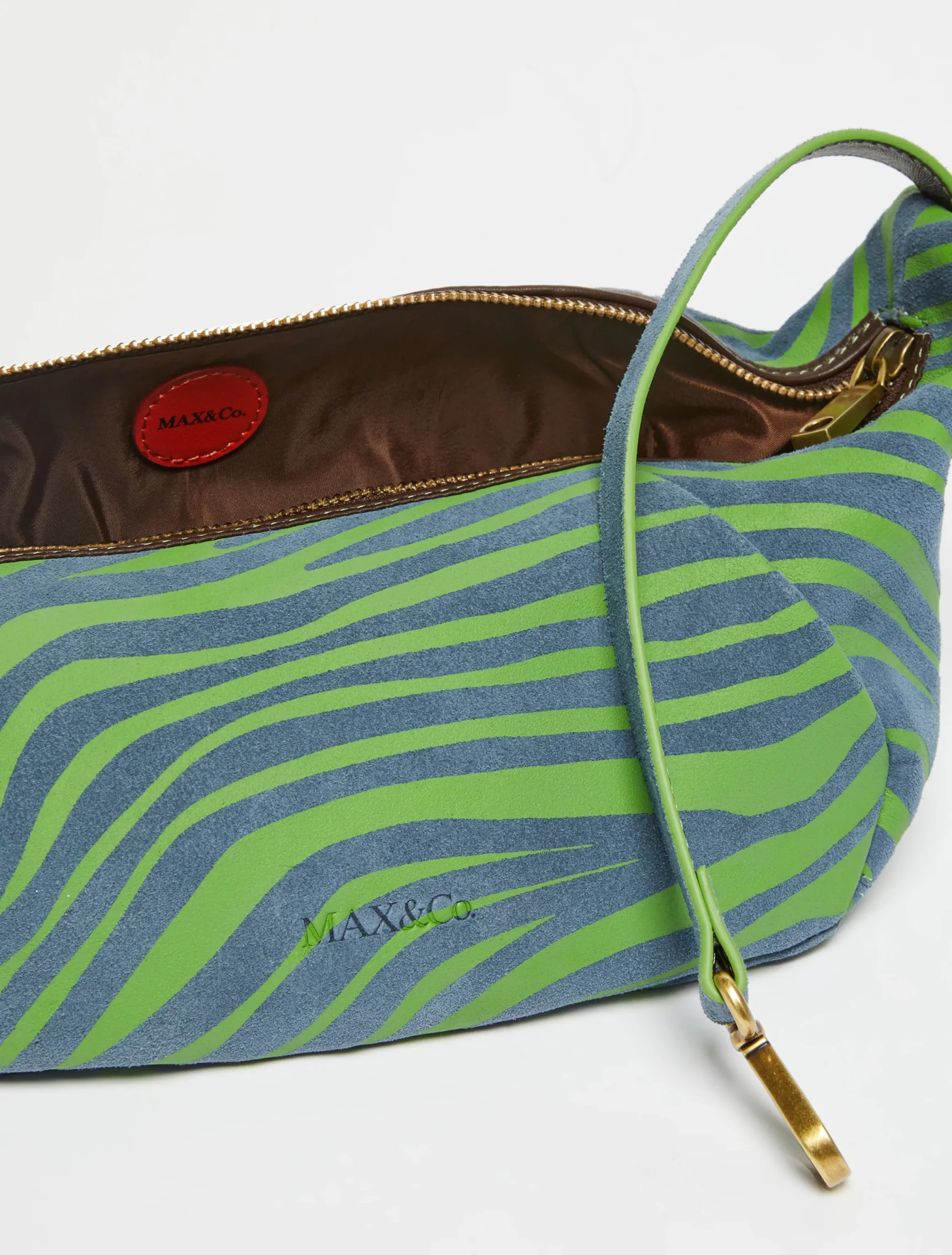 Hug animal-print hobo bag