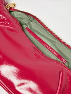 Hug patent-leather bag