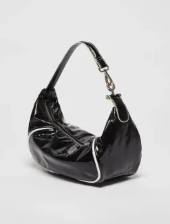 Hug patent-leather bag