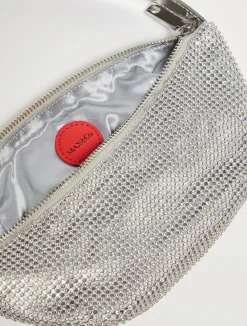 Hug rhinestone-embellished mini bag