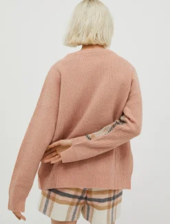 Jacquard pure wool jumper