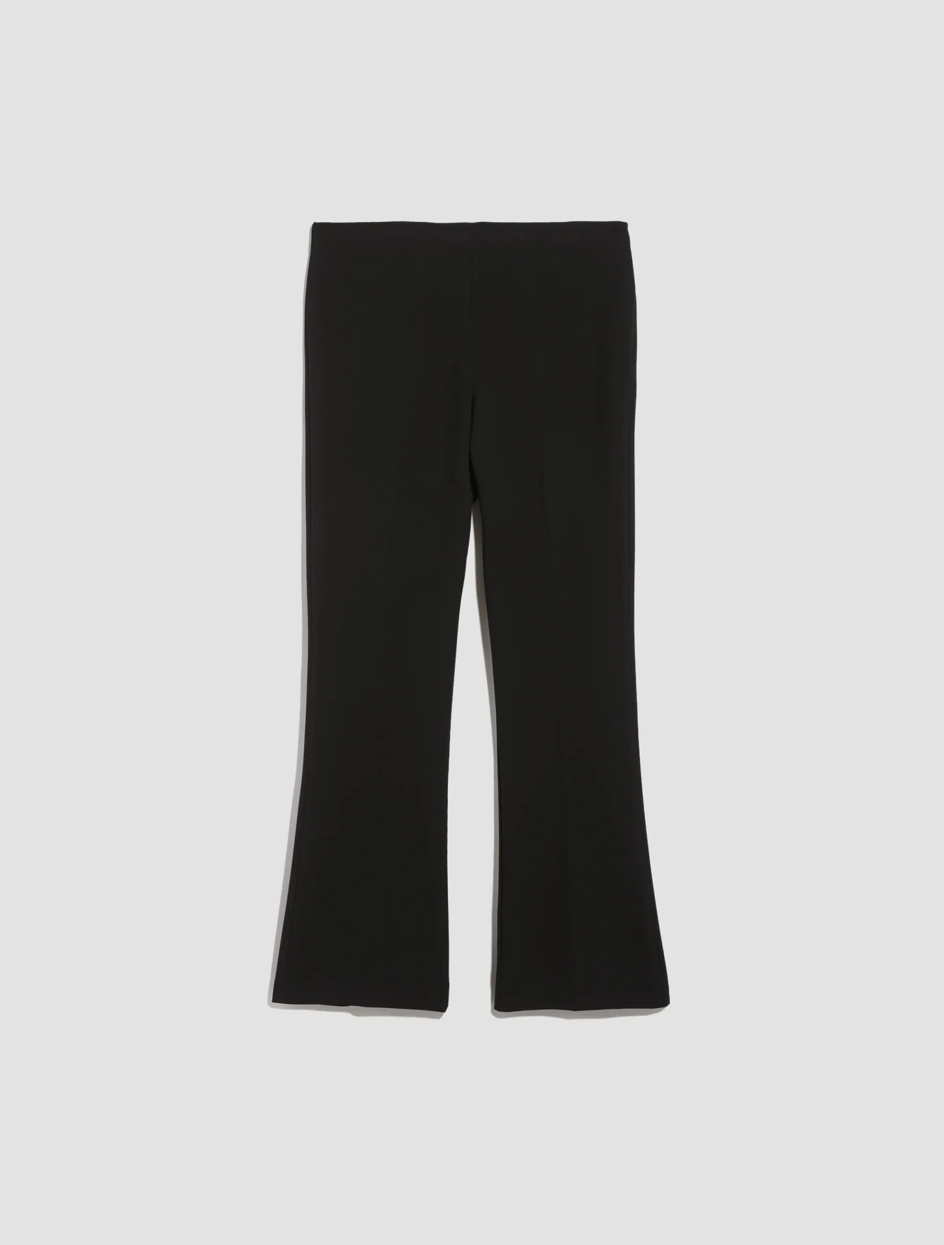 Kick-flare stretch trousers