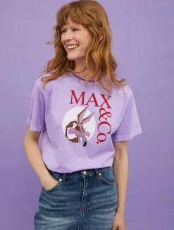 Logo-print T-shirt MAX&Co. with Looney Tunes