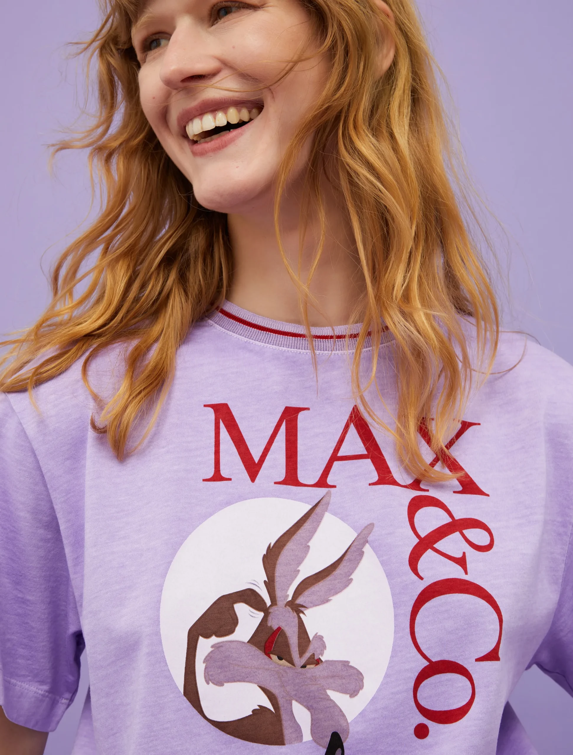 Logo-print T-shirt MAX&Co. with Looney Tunes